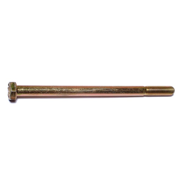 Midwest Fastener Grade 8, 5/16"-24 Hex Head Cap Screw, Zinc Yellow Steel, 5 in L, 25 PK 00853 - main